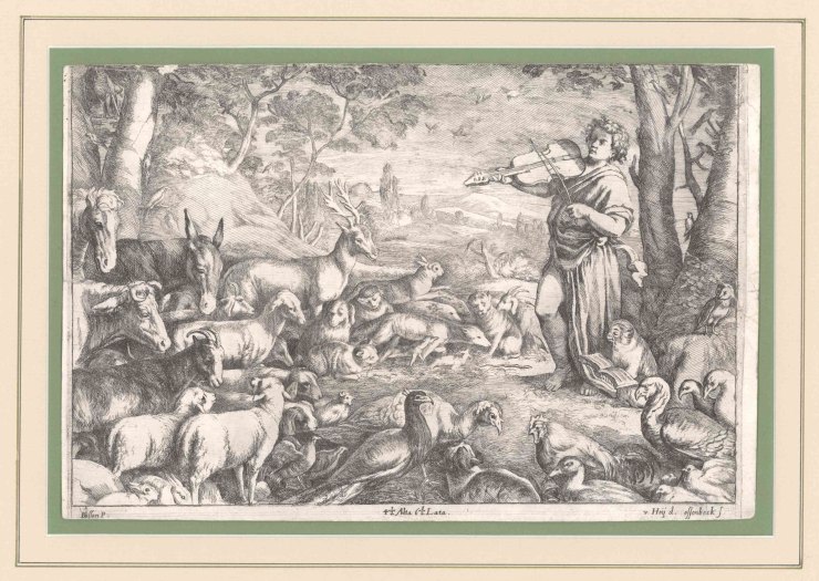 ORPHEUS AND ANIMALS - Hoy, Nikolaus van