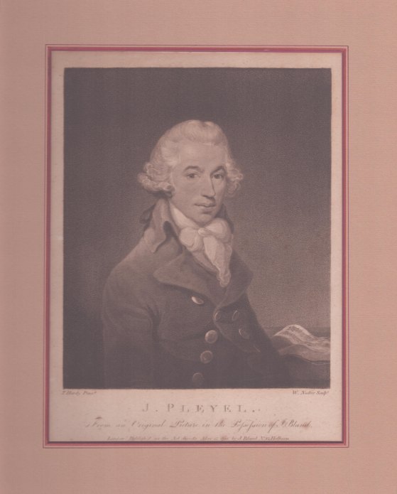 Pleyel, Ignaz - Engraved Portrait.