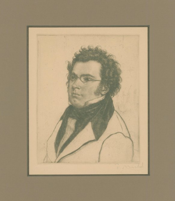 SCHUBERT - ENGRAVED PORTRAIT - Michl, Ferdinand - Engraved Portrait