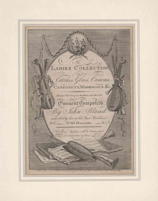 SHEET MUSIC COVER WITH INSTRUMENTS