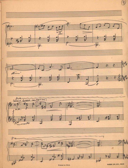 KERN, JEROME - COPYIST MANUSCRIPT OF "ONE MORE DANCE" - Kern, Jerome D.