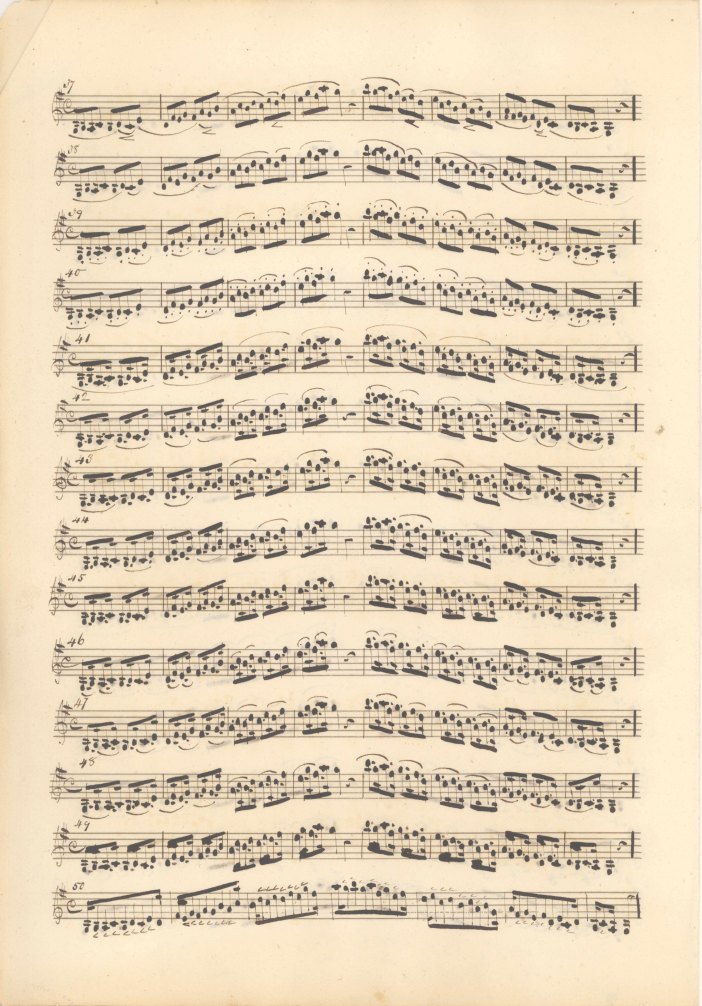 Violin: Three Nineteenth-century Manuscripts - (7747)