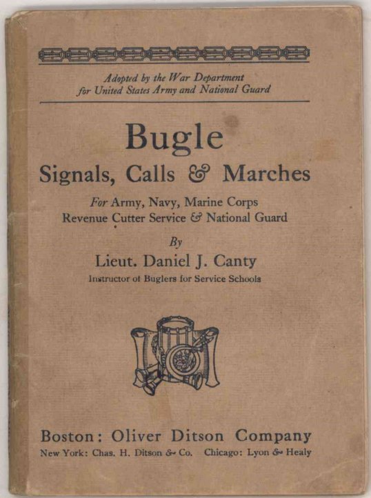 BUGLE / TRUMPET - WORLD WAR I METHOD AND CALL BOOKS - Safranek, Vincent