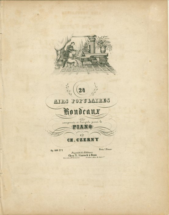 Czerny, Carl - 24 Airs Populaires en Rondeaux composés et doightés