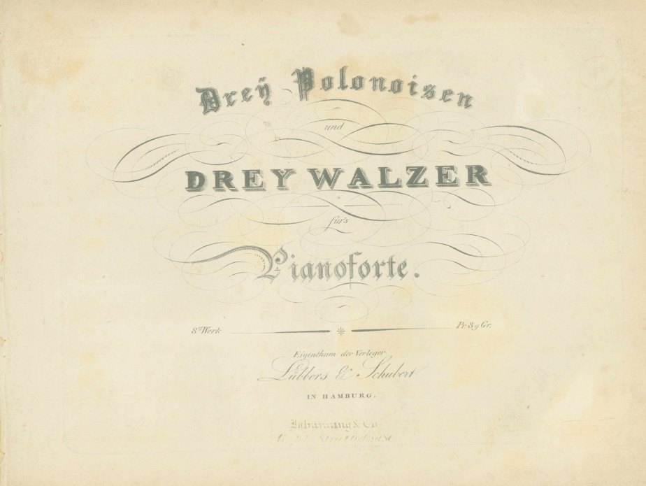 SIX DANCES FOR PIANO - Dreÿ Polonoisen und Drey Walzer für's