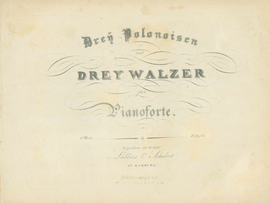 SIX DANCES FOR PIANO - Dreÿ Polonoisen und Drey Walzer für's