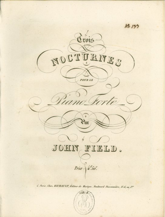 Field, John - Trois Nocturnes pour le Piano Forte