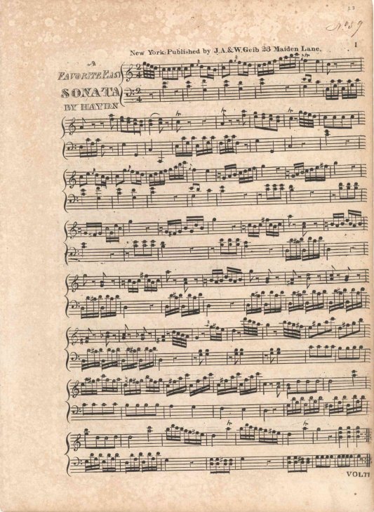 Geib - Group Of Scores From New York Publisher - Sixteen Piano And Vocal Scores. - (8235)
