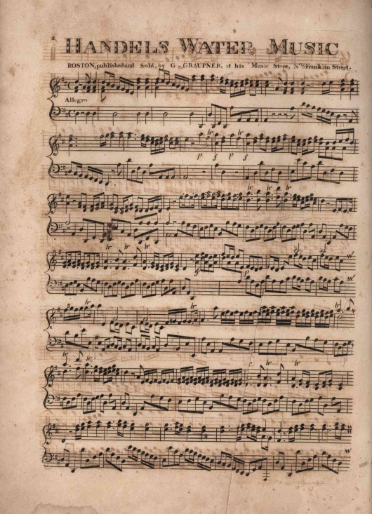 Graupner - Scores From Early Boston Publisher - - (8228)