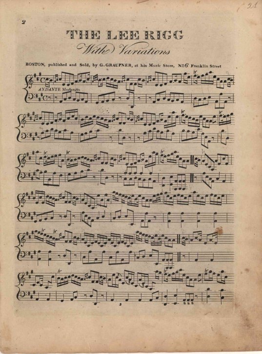 Graupner - Scores From Early Boston Publisher - - (8229)