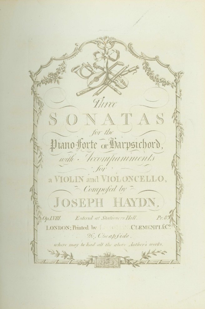 HAYDN - FIRST AND EARLY PIANO EDITIONS - Haydn, Franz Joseph