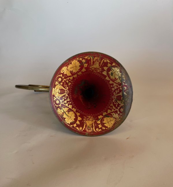 HORN - COURTOIS AINÉ NATURAL HORN WITH CROOKS IN CASE