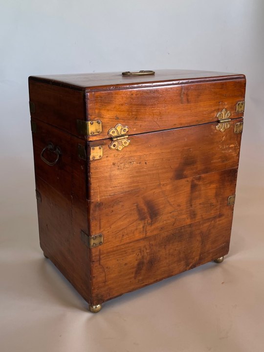 HORN - COURTOIS AINÉ NATURAL HORN WITH CROOKS IN CASE