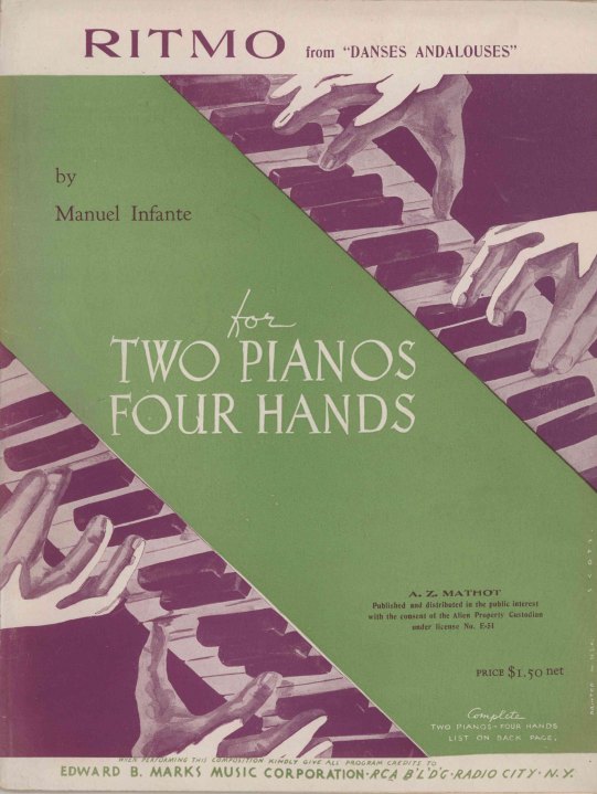 Infante, Manual - Ritmo from "Danses Andalouses" by Manual Infante for