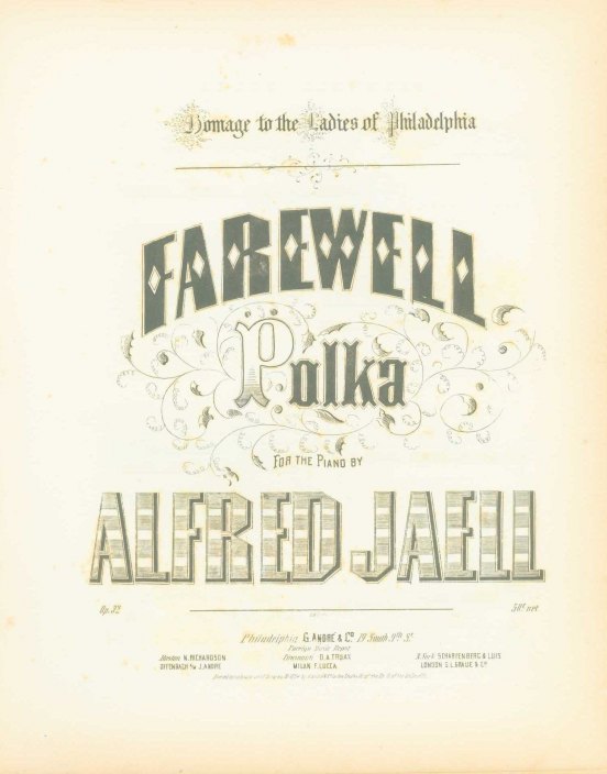 Jaell, Alfred - Farewell Polka. Op. 32.