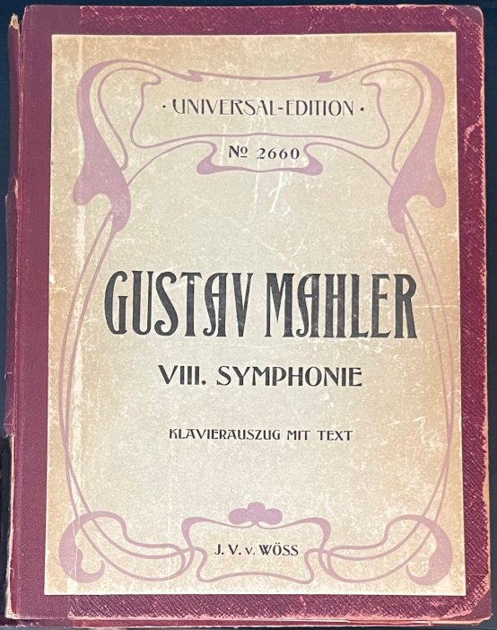 Mahler, Gustav - Symphony No. 8 - Piano Vocal Score