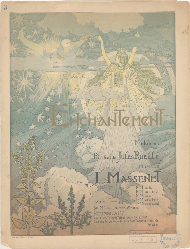 Massenet, Jules - Enchantement Mélodie. No. 3 en Ut.