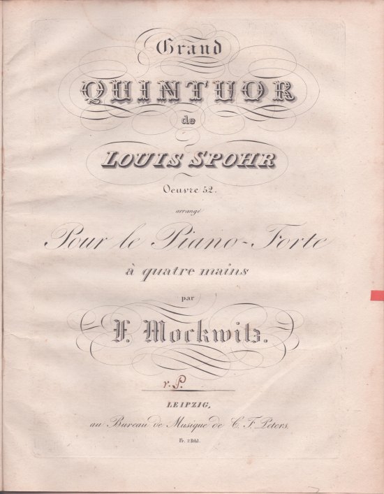 Mendelssohn, Felix - Mendelssohn String Quartet, Op. 12 and Spohr