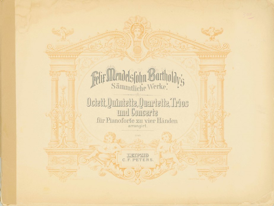 Mendelssohn, Felix - Für Pianoforte zu vier Händen: Erstes Concert