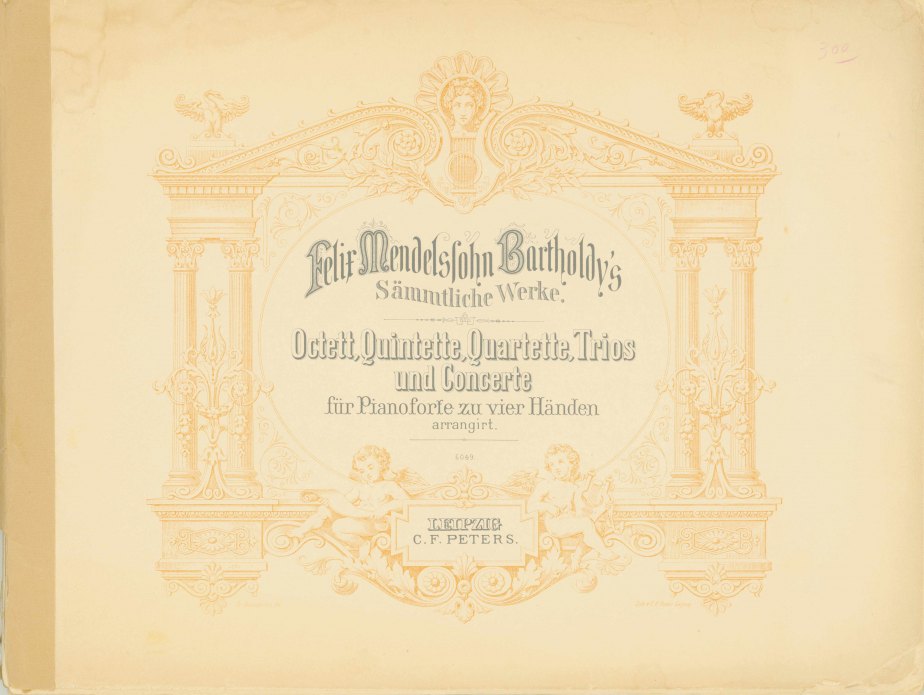 Mendelssohn, Felix - Für Pianoforte zu vier Händen: Erstes Concert