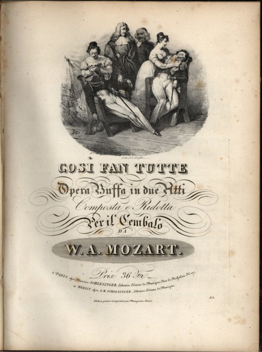 Mozart, W.A. - Così fan tutte, K588, "Così fan tutte: Opera buffa in