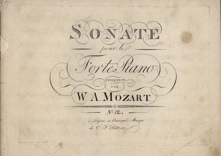Mozart, W.A. - Piano Sonata, K331, "Sonate pour le Forte-Piano, No. 12"
