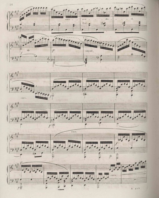 Piano - Nineteenth-century Concertos - A Bound Collection Of Solo Piano Parts For Six... - (7992)