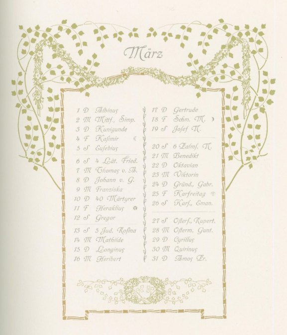 Schubert, Franz - Schubert-Kalender für 1910. 12 Lieder von Franz