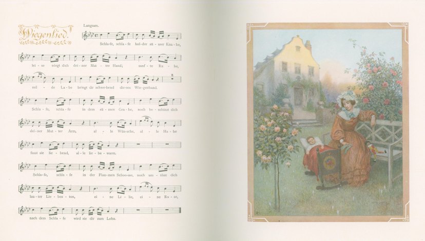 Schubert, Franz - Schubert-Kalender für 1910. 12 Lieder von Franz