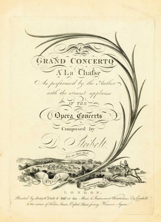 Steibelt, Daniel - Grand Concerto A La Chasse, As performed by the
