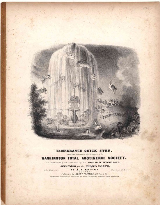 Temperance Sheet Music - Group Of Ten Pro-Temperance Songs And Piano Pieces. - (8163)