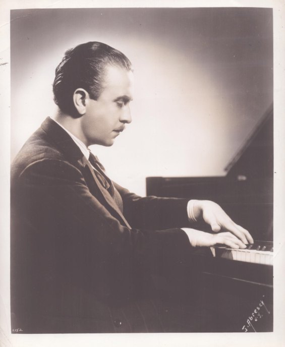 Arrau, Claudio - Photograph Portrait at Piano.