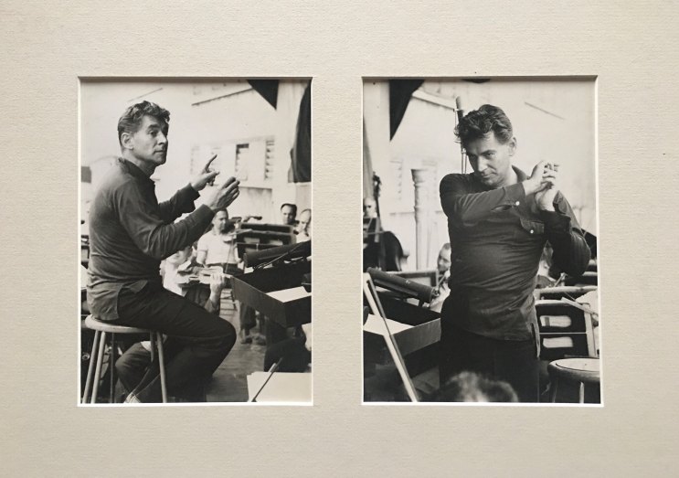 Bernstein, Leonard - Matted Original Fehl Photographs of Bernstein