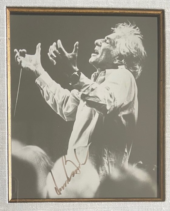Bernstein, Leonard - Photograph Signed