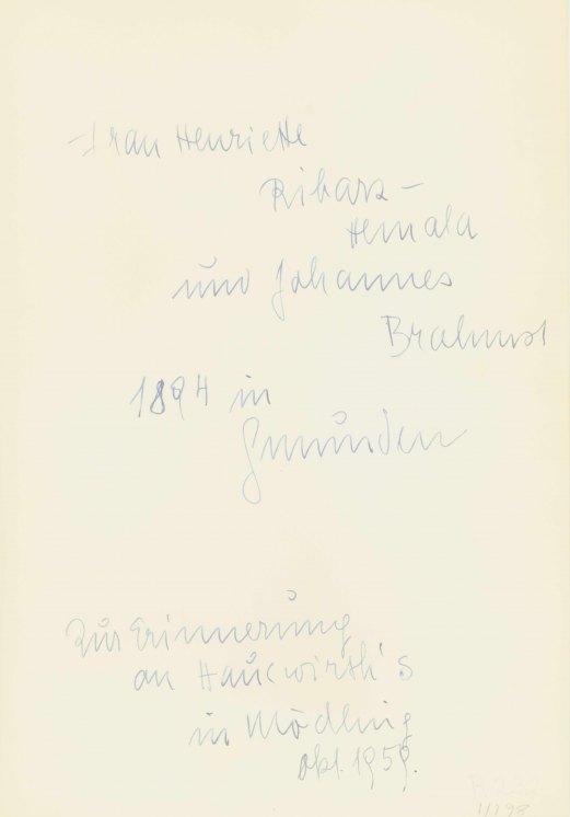 Brahms - Original Photograph - Brahms, Johannes - (7178)