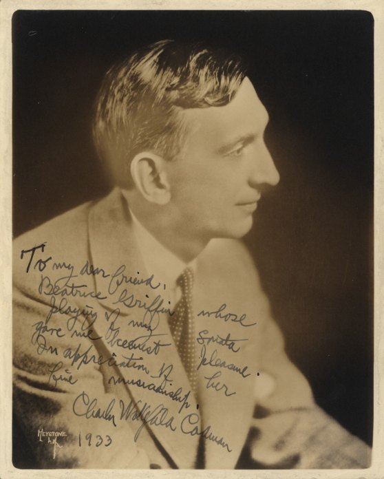 Cadman, Charles Wakefield - Photograph Signed