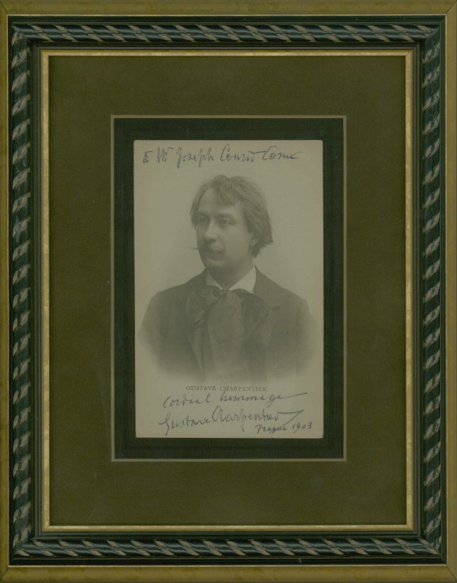Charpentier, Gustave - Photograph Signed