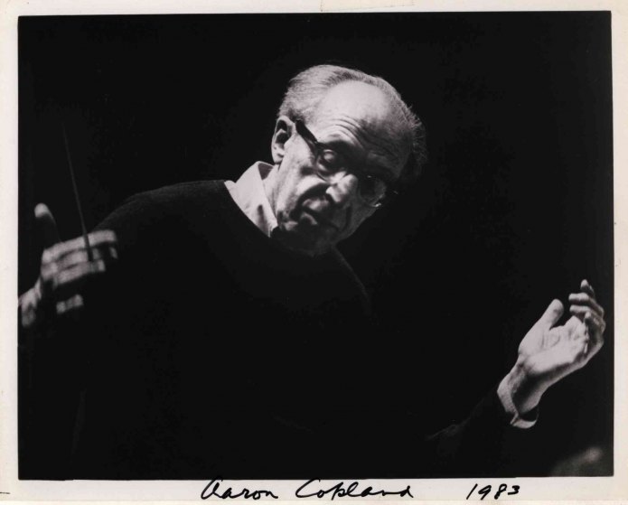 Copland, Aaron - Photograph Signed