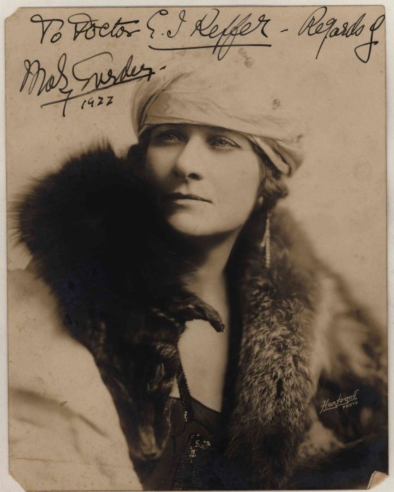 Garden, Mary - Photograph Signed