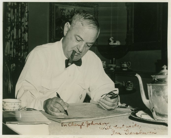 Gershwin, Ira - Photograph Signed