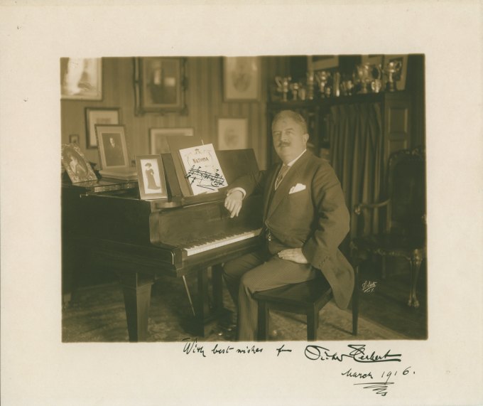 Herbert, Victor - Photograph with Autograph Musical Quotation Signed