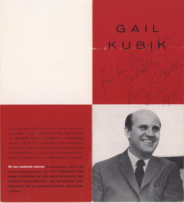 Kubik, Gail - Photograph Signed