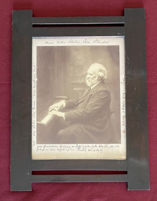 Leschetizky, Théodore - Photograph Inscribed and Signed