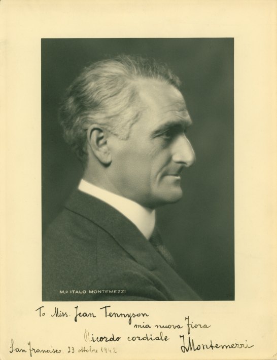 Montemezzi, Italo - Photograph Signed
