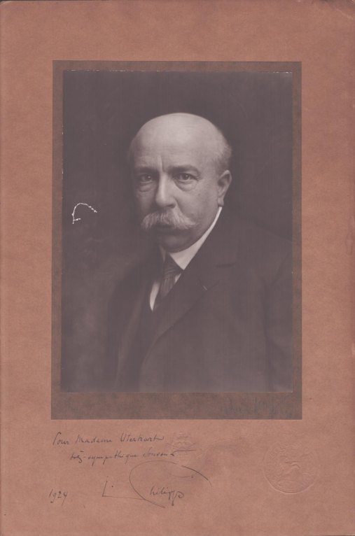 Philipp, Isidor - Photograph Signed