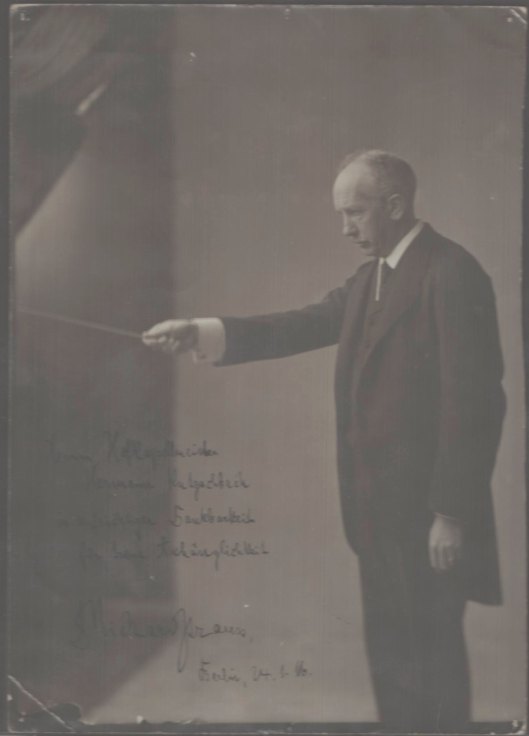 Strauss, Richard - Photograph Inscribed and Signed