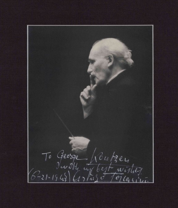 Toscanini, Arturo - Photograph Signed