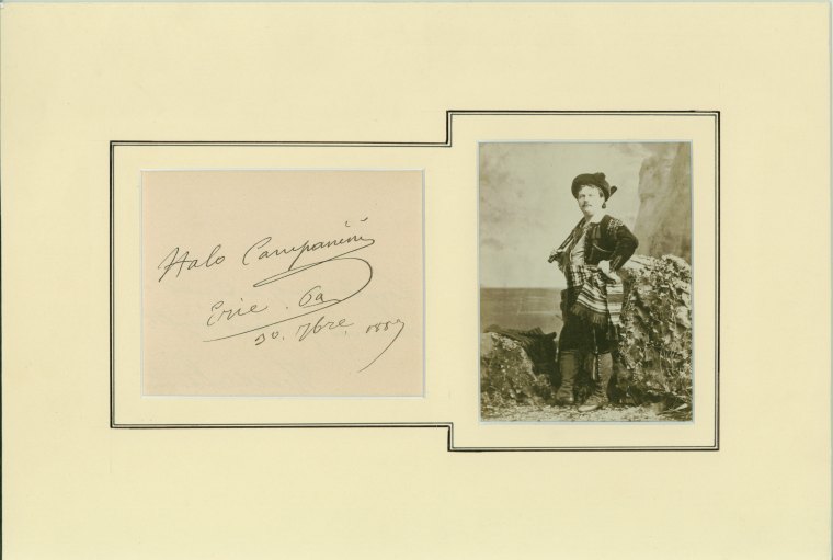 Campanini, Italo - ensemble with signature & photo as don jose