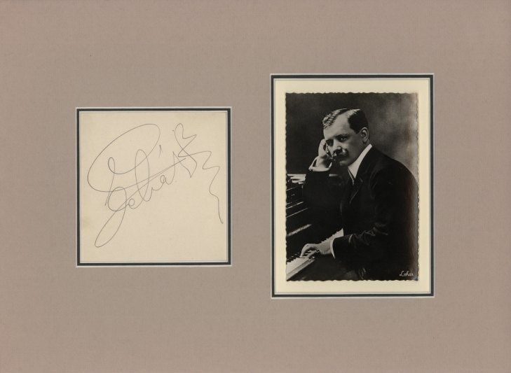 Lehár, Franz - Autograph Musical Quotation Signed