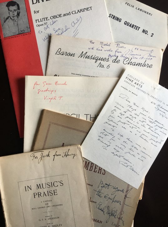 AMERICAN SIGNED SCORES - GROUP OF TEN - Ten first-edition signed scores
